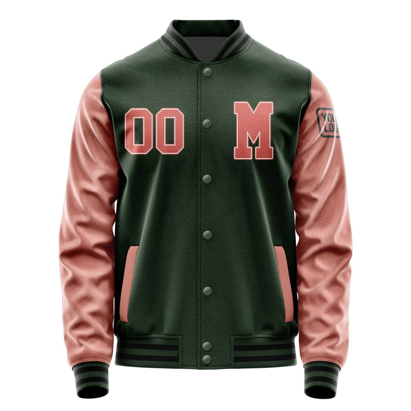 Custom Dark Green Copper Rose Jacket Jb0606290617291817