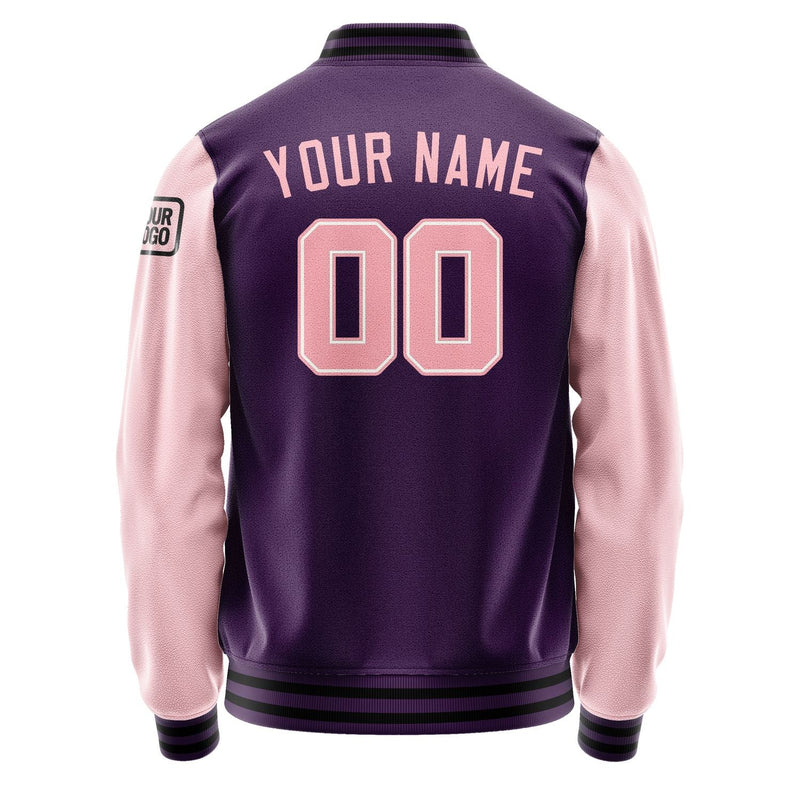 Custom Purple Light Pink Jacket Jb0707210717211817