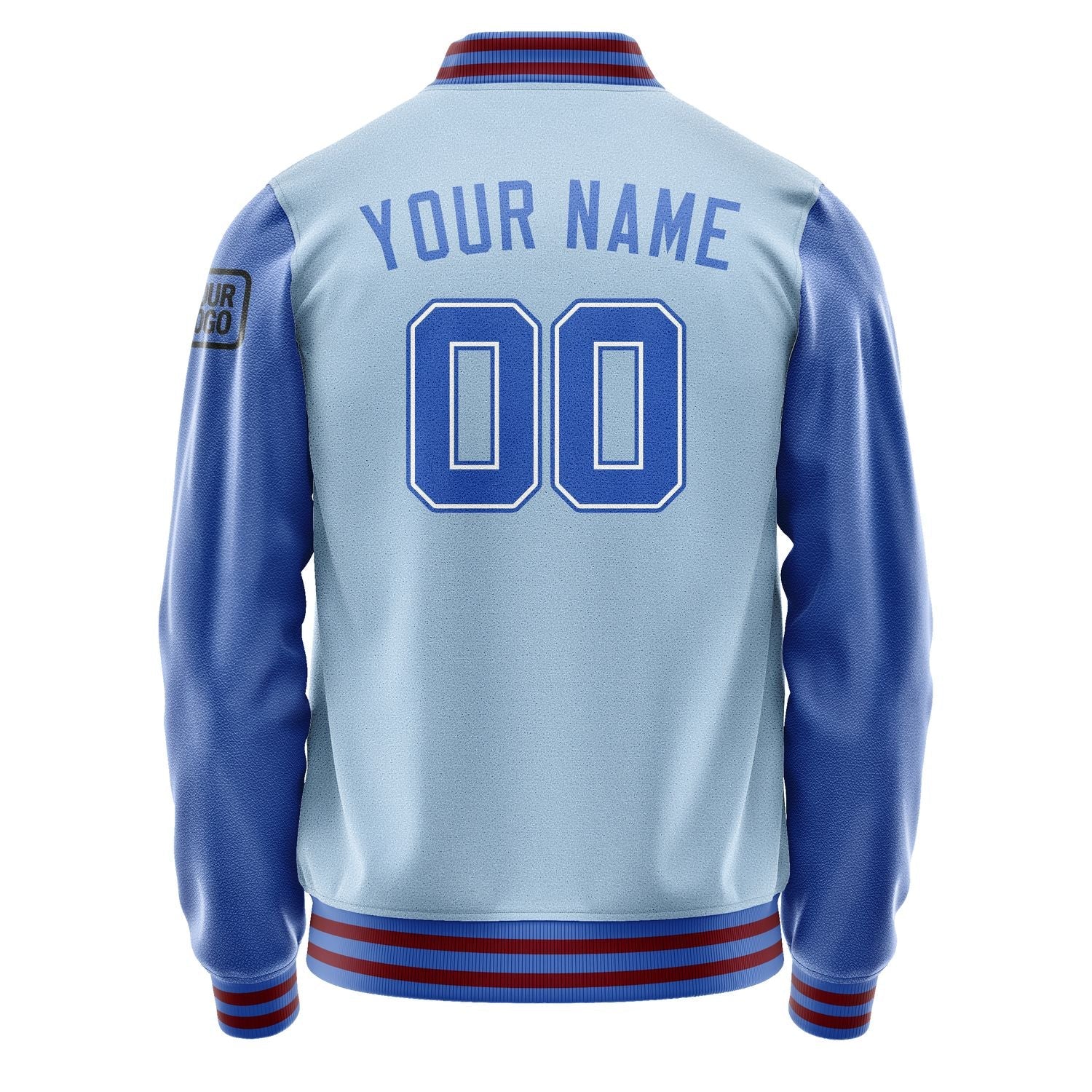Custom Light Blue Sky Blue Jacket Jb0808090915091817