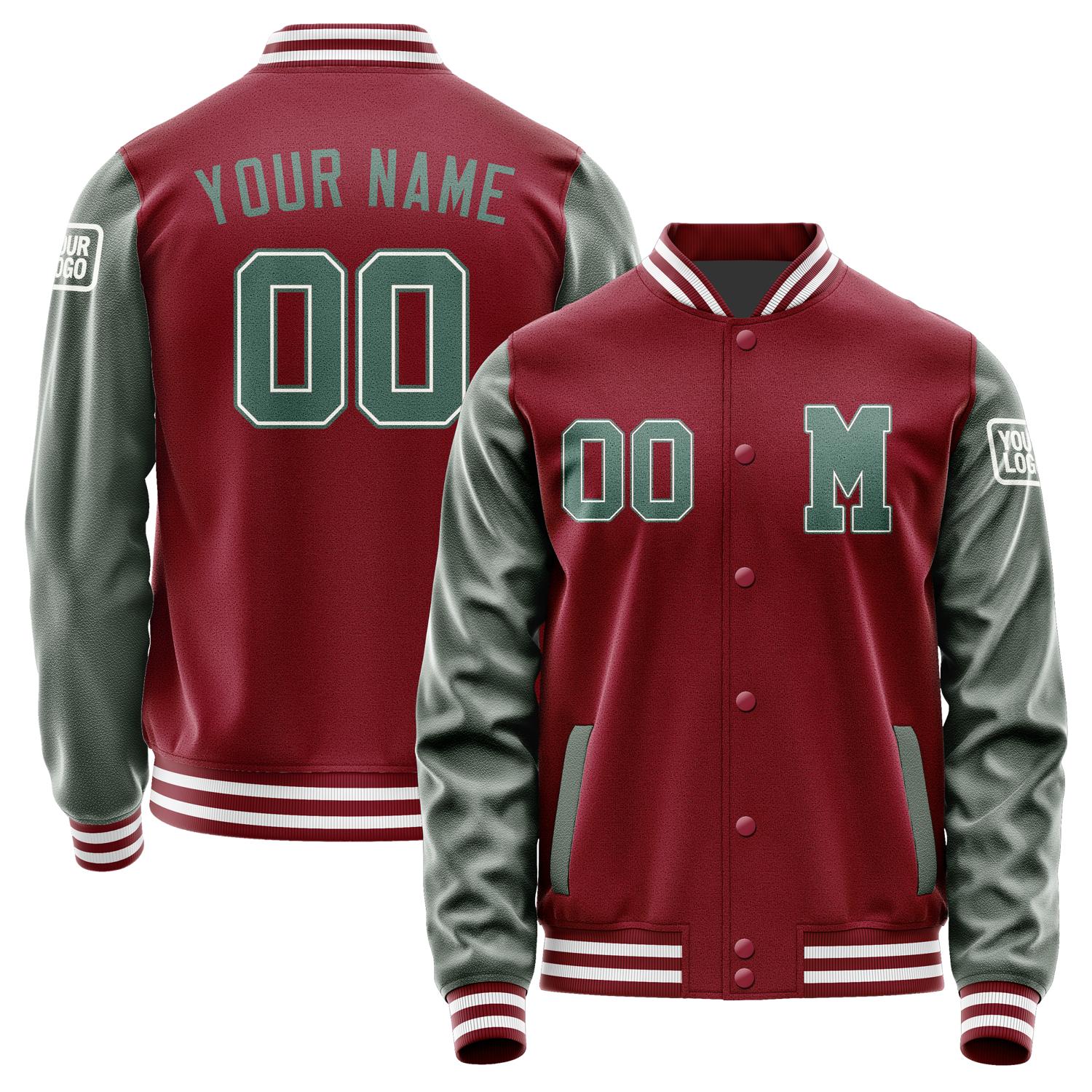 Custom Crimson Red Blue Green Jacket Jb1515271518271818