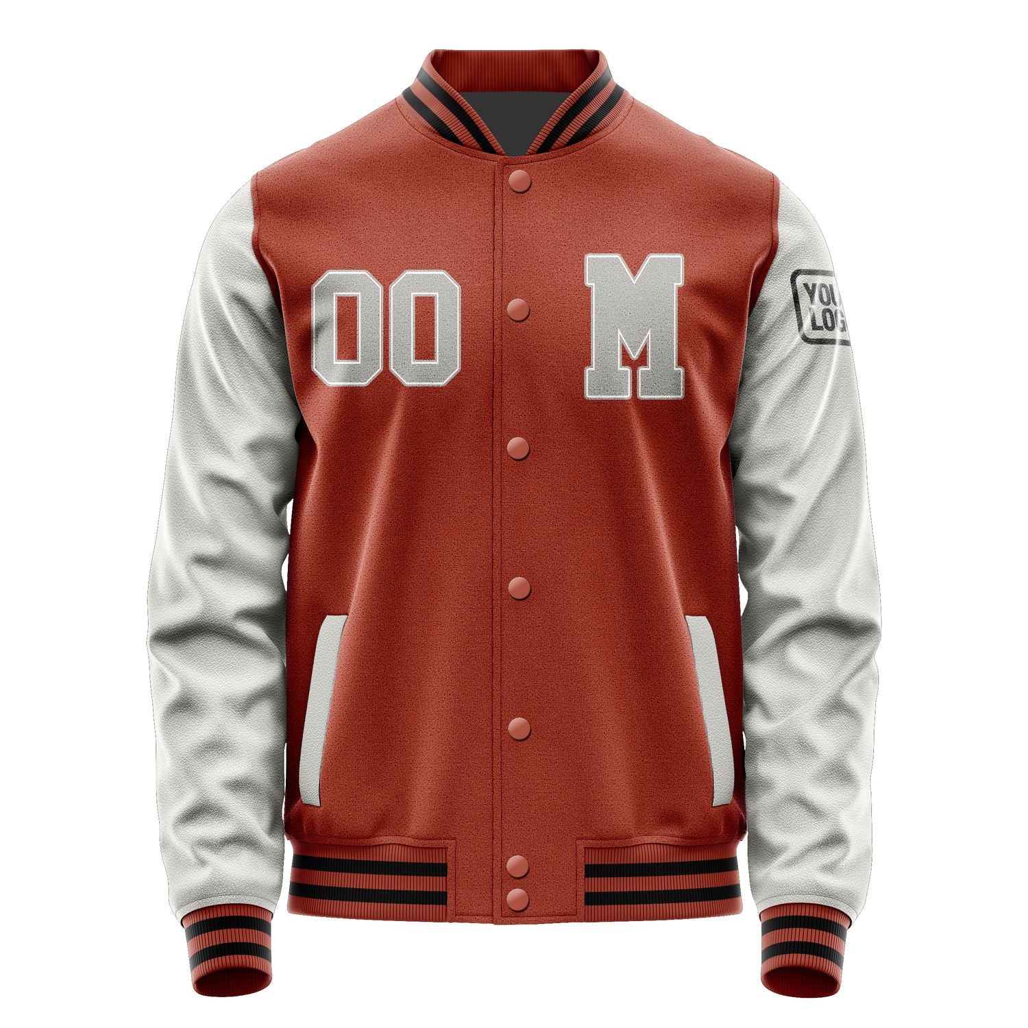Custom Coral Red Gray Jacket Jb1616041617041817