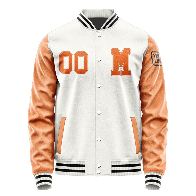 Custom White Orange Jacket Jb1818281817281817