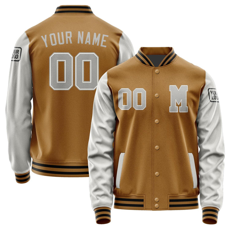 Custom Khaki Gray Jacket Jb2222042217041817