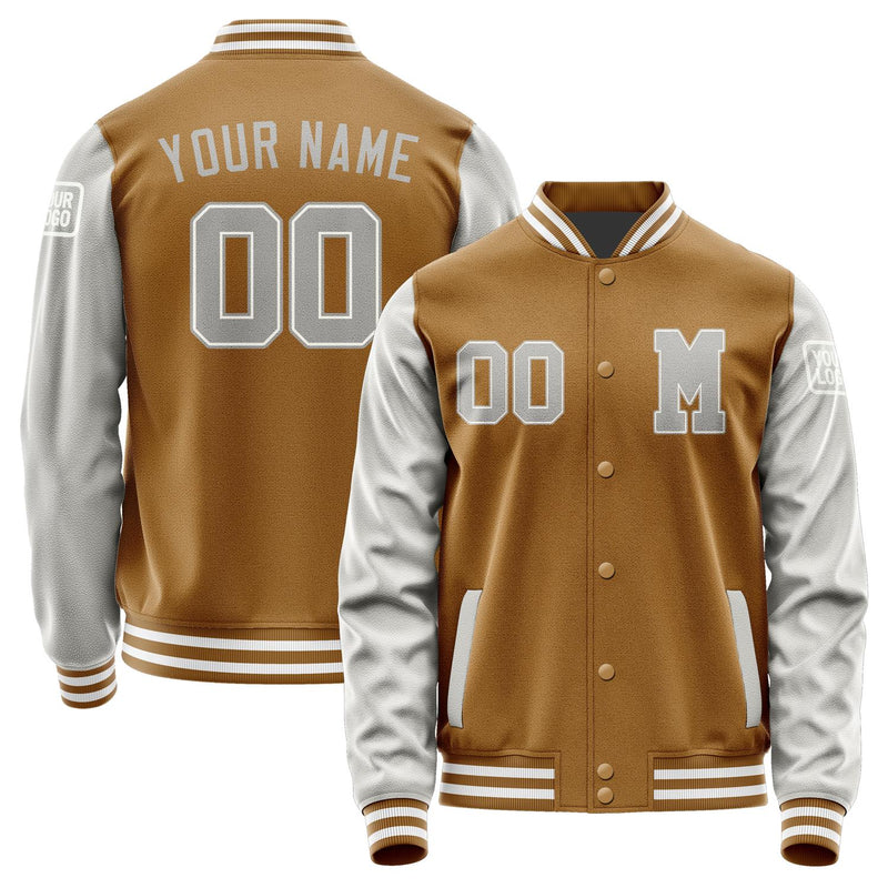 Custom Khaki Gray Jacket Jb2222042218041818