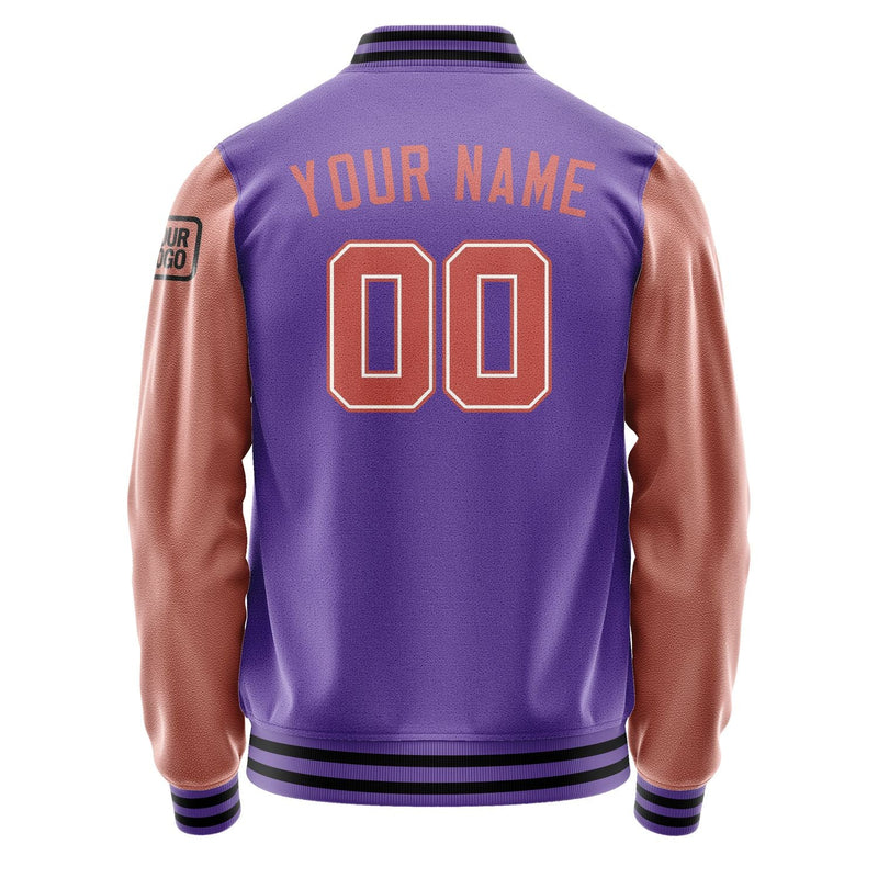 Custom Light Purple Copper Rose Jacket Jb2323292317291817