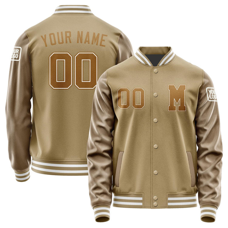 Custom Light Khaki Khaki Jacket Jb2525222518221818