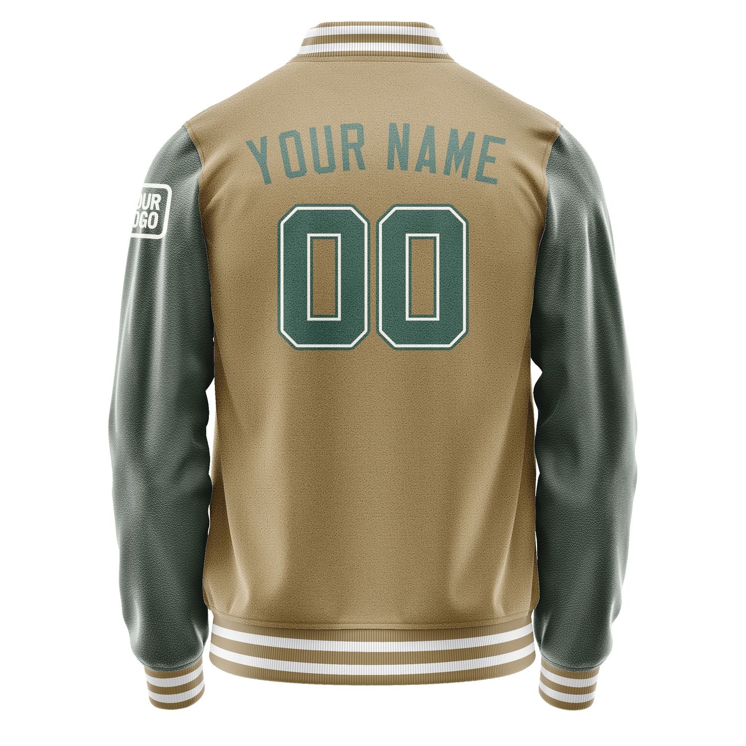 Custom Light Khaki Blue Green Jacket Jb2525272518271818