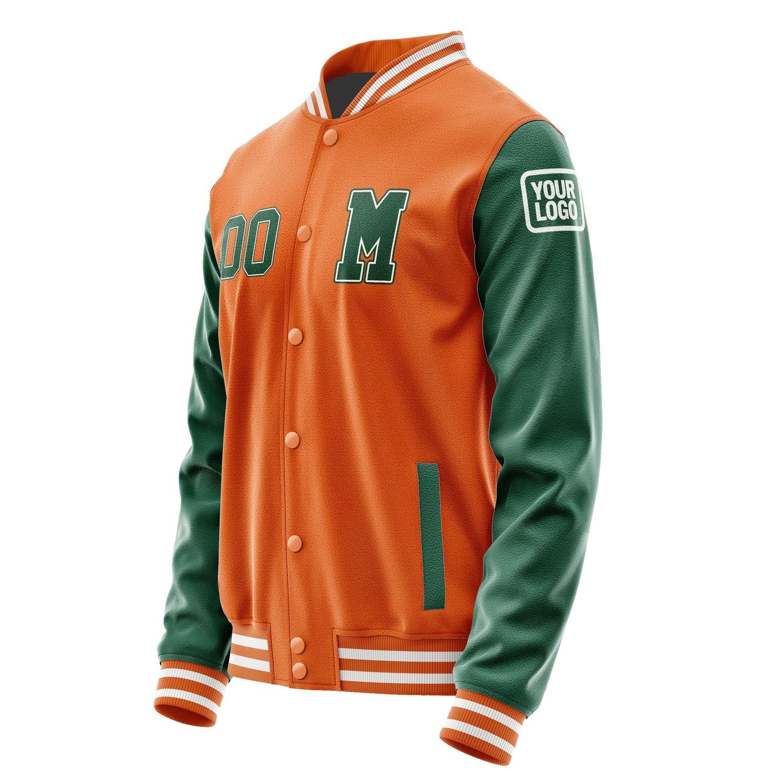 Custom Orange Green Jacket Jb2828052818051818