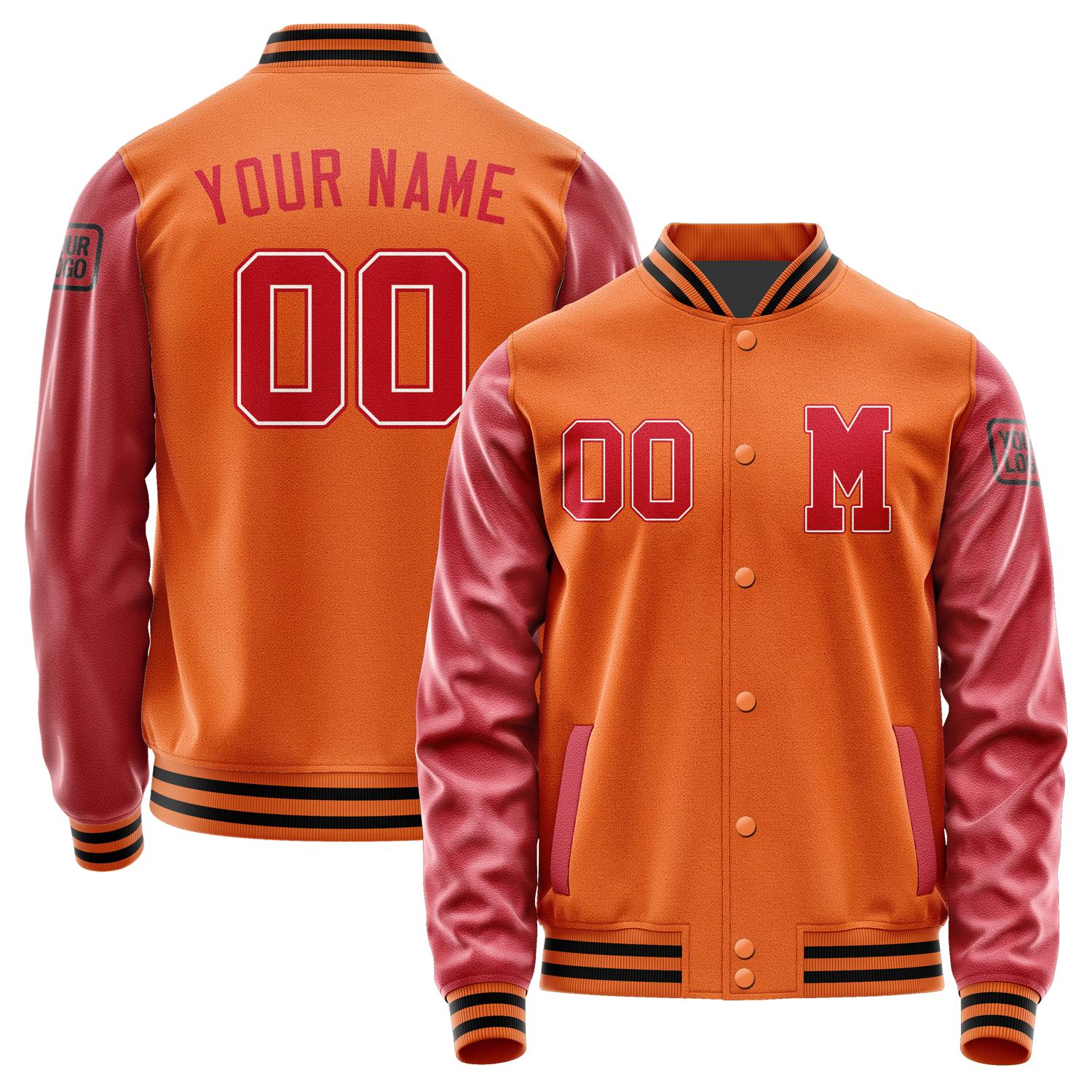 Custom Orange Red Jacket Jb2828142817141817