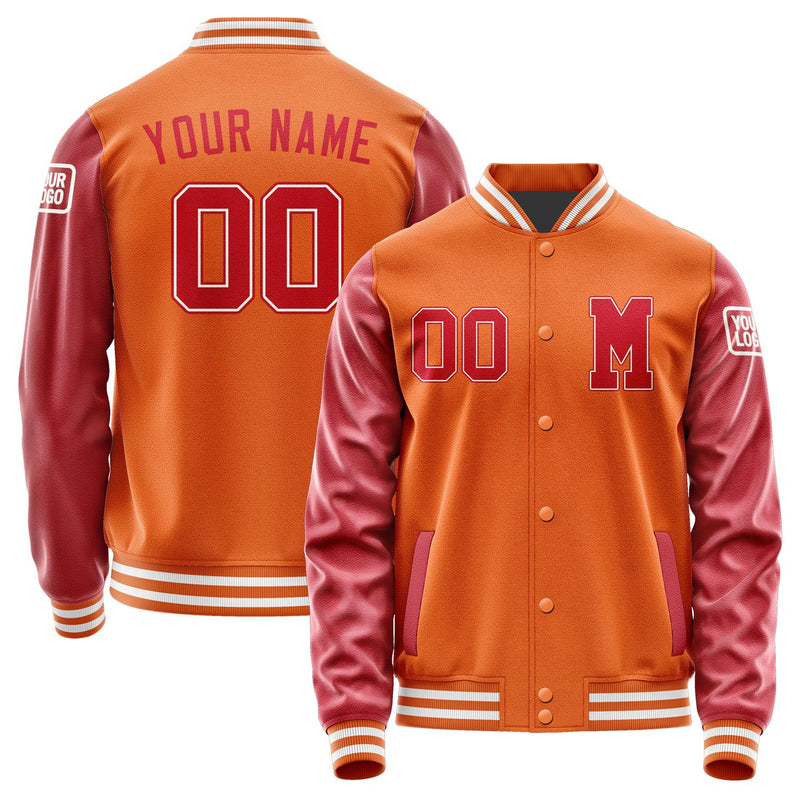 Custom Orange Red Jacket Jb2828142818141818