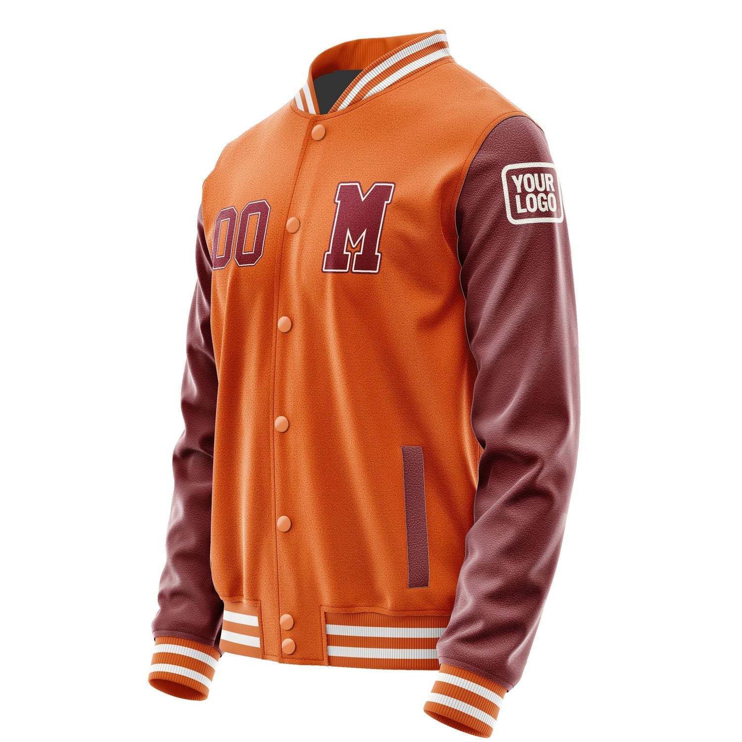Custom Orange Crimson Red Jacket Jb2828152818151818