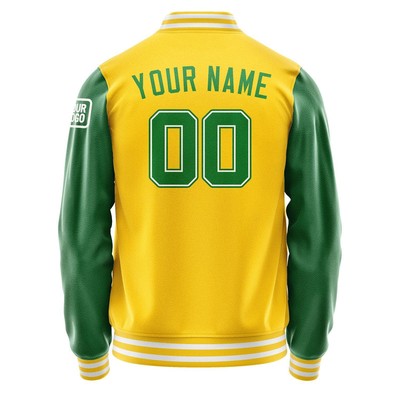 Custom Gold Emerald Green Jacket Jb3030243018241818