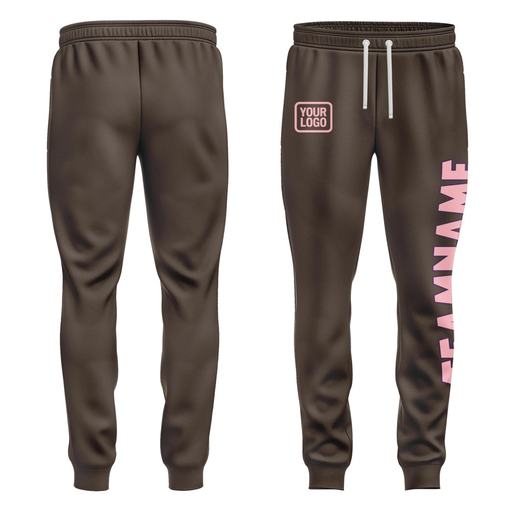 Custom Brown Light Pink Pants