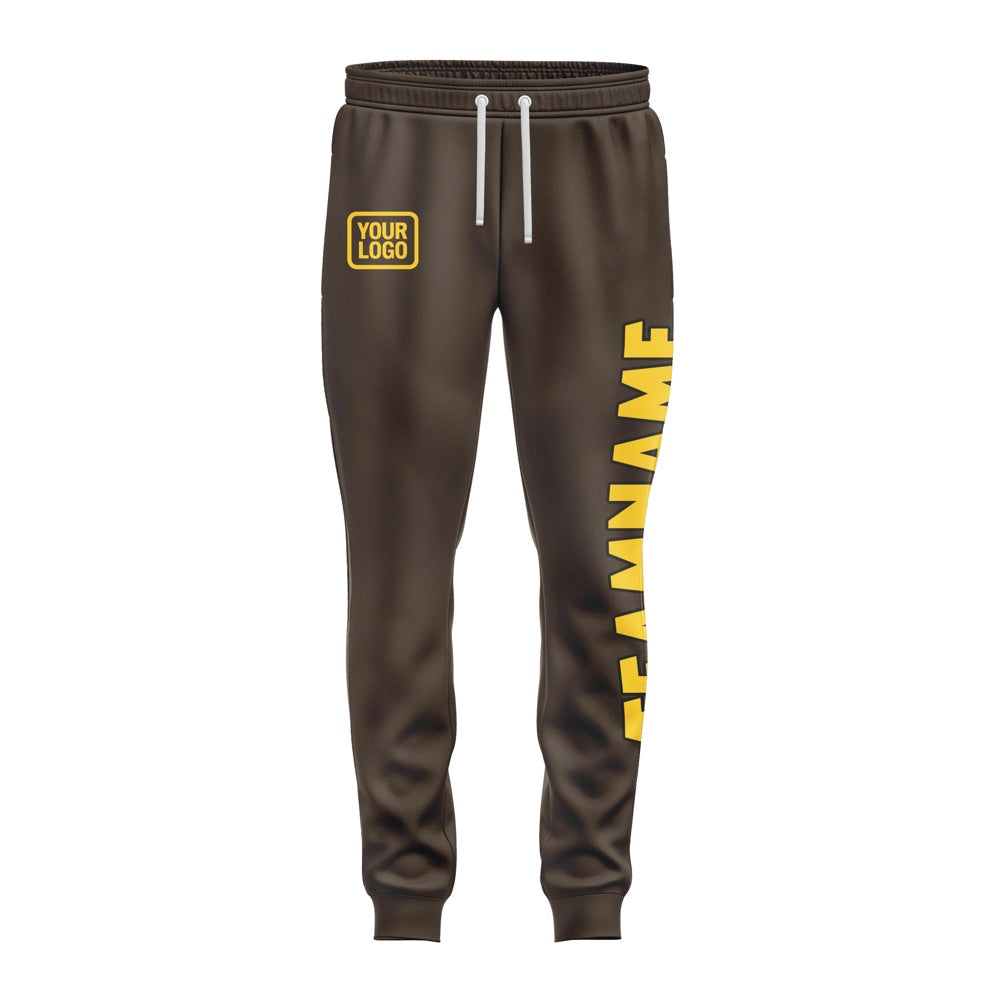Custom Brown Gold Pants