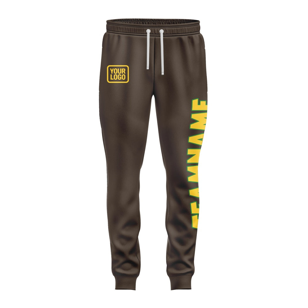 Custom Brown Gold Pants