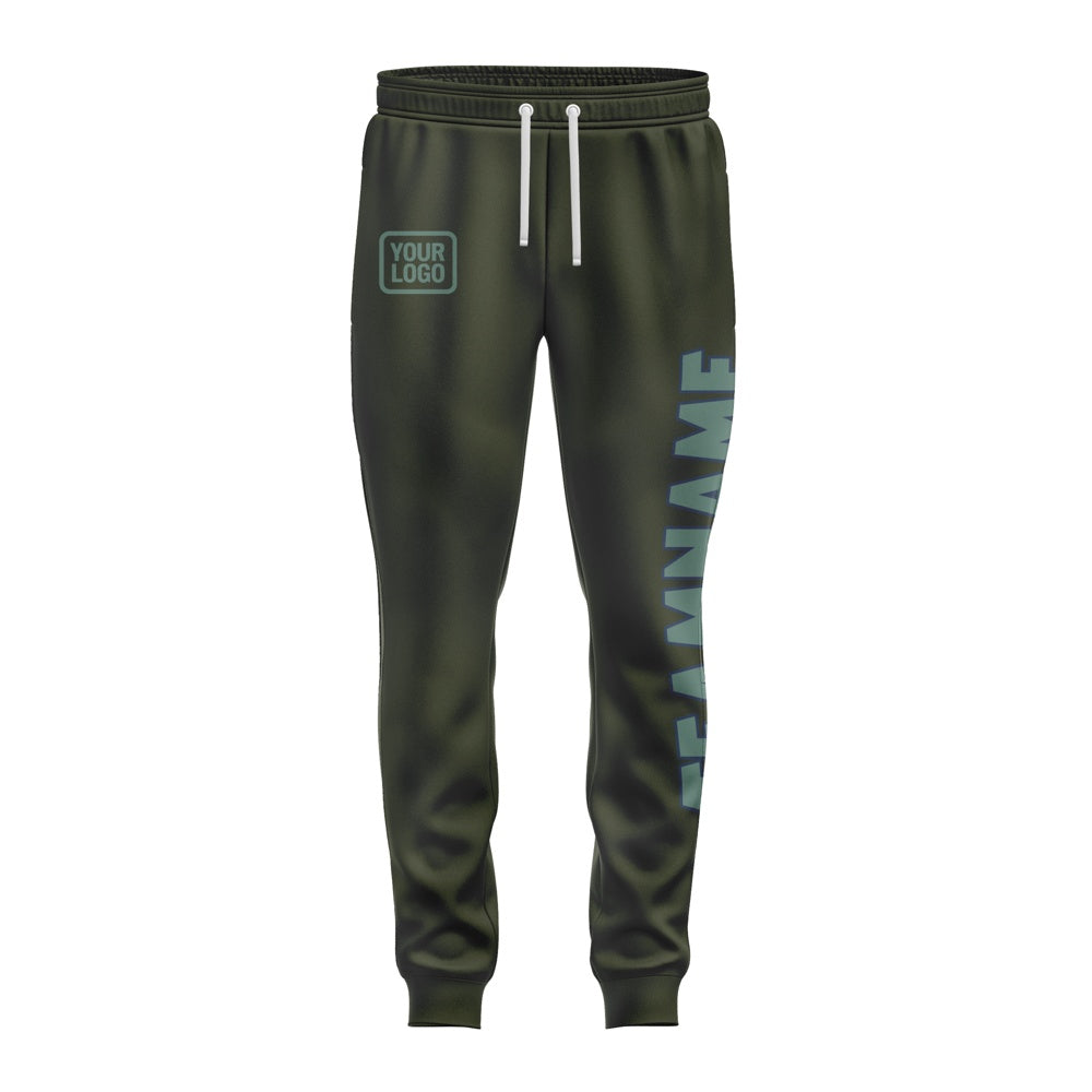 Custom Olive Blue Green Pants