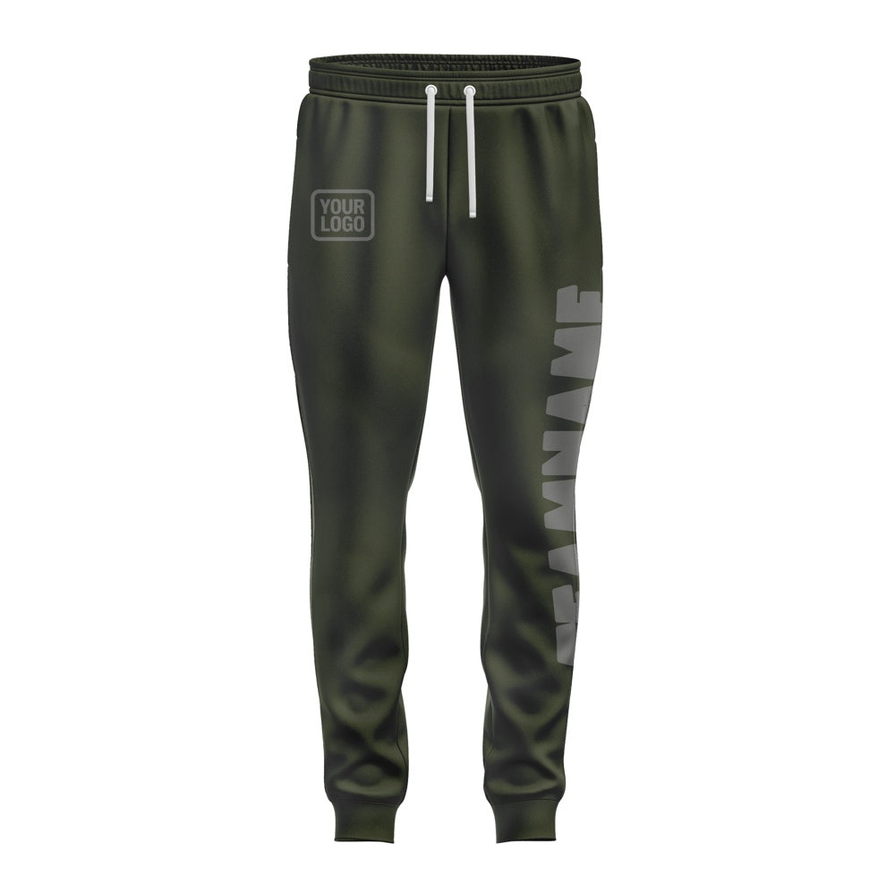 Custom Olive Dark Grey Pants