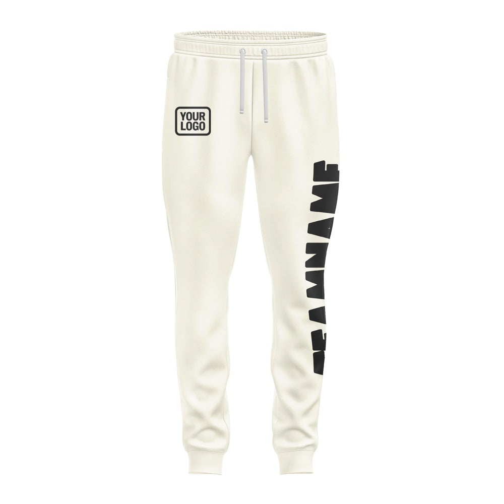 Custom Cream Black Pants