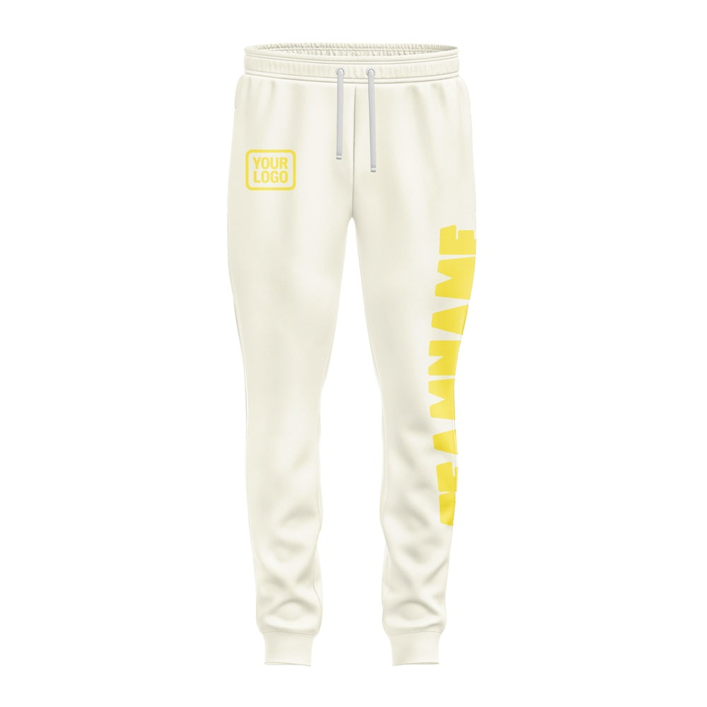 Custom Cream Light Yellow Pants