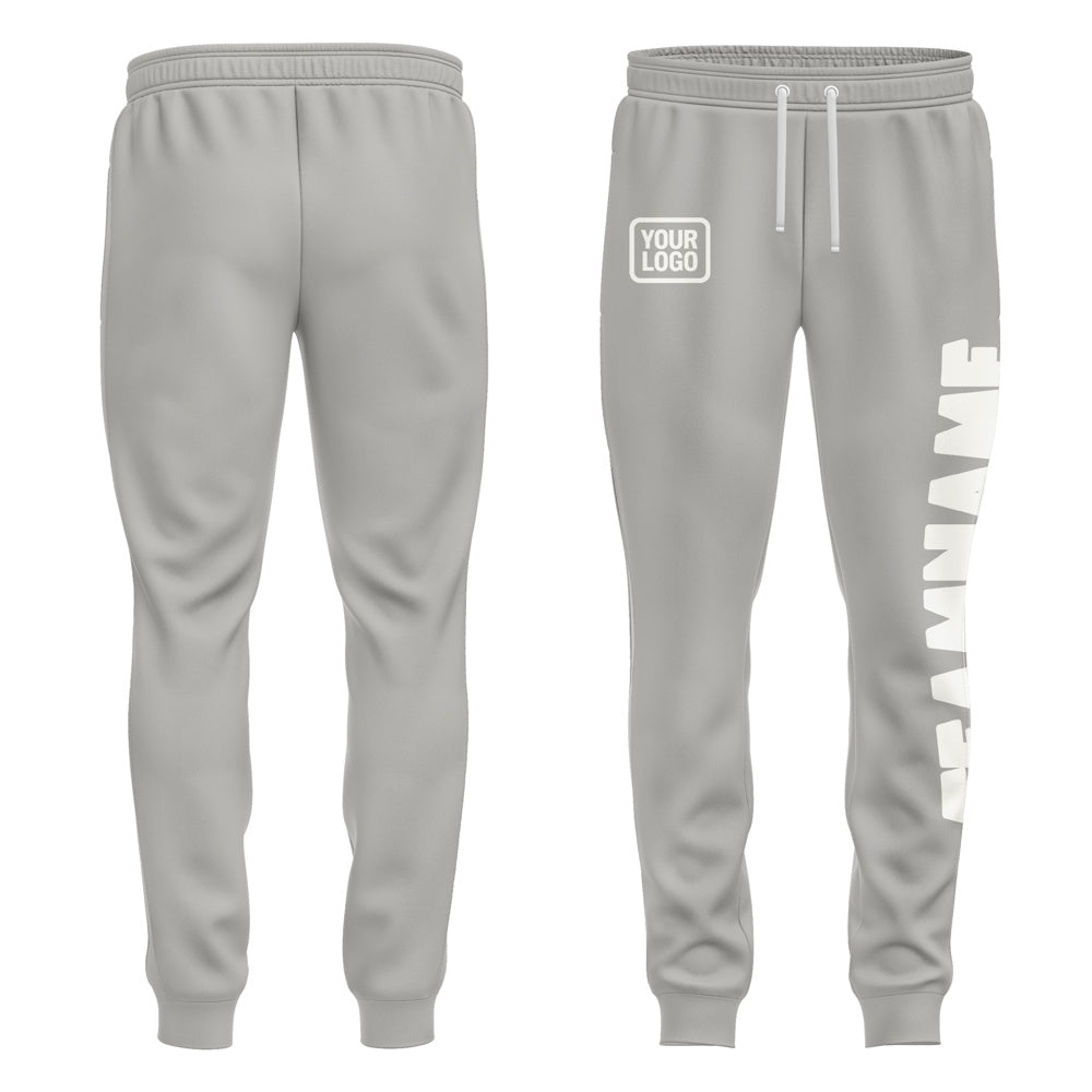 Custom Gray White Pants