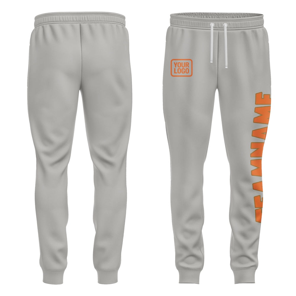 Custom Gray Orange Pants