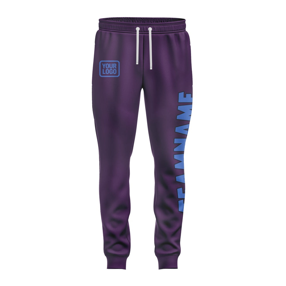 Custom Purple Sky Blue Pants