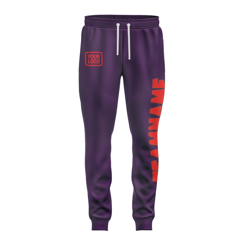 Custom Purple Orange Red Pants