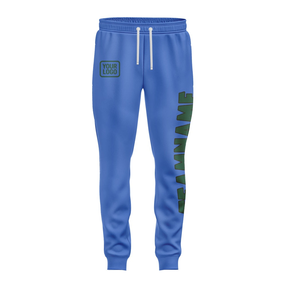 Custom Sky Blue Green Pants