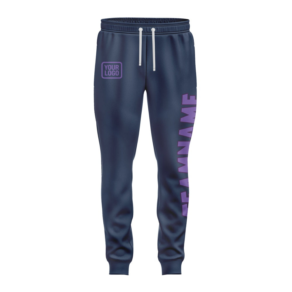 Custom Blue Light Purple Pants