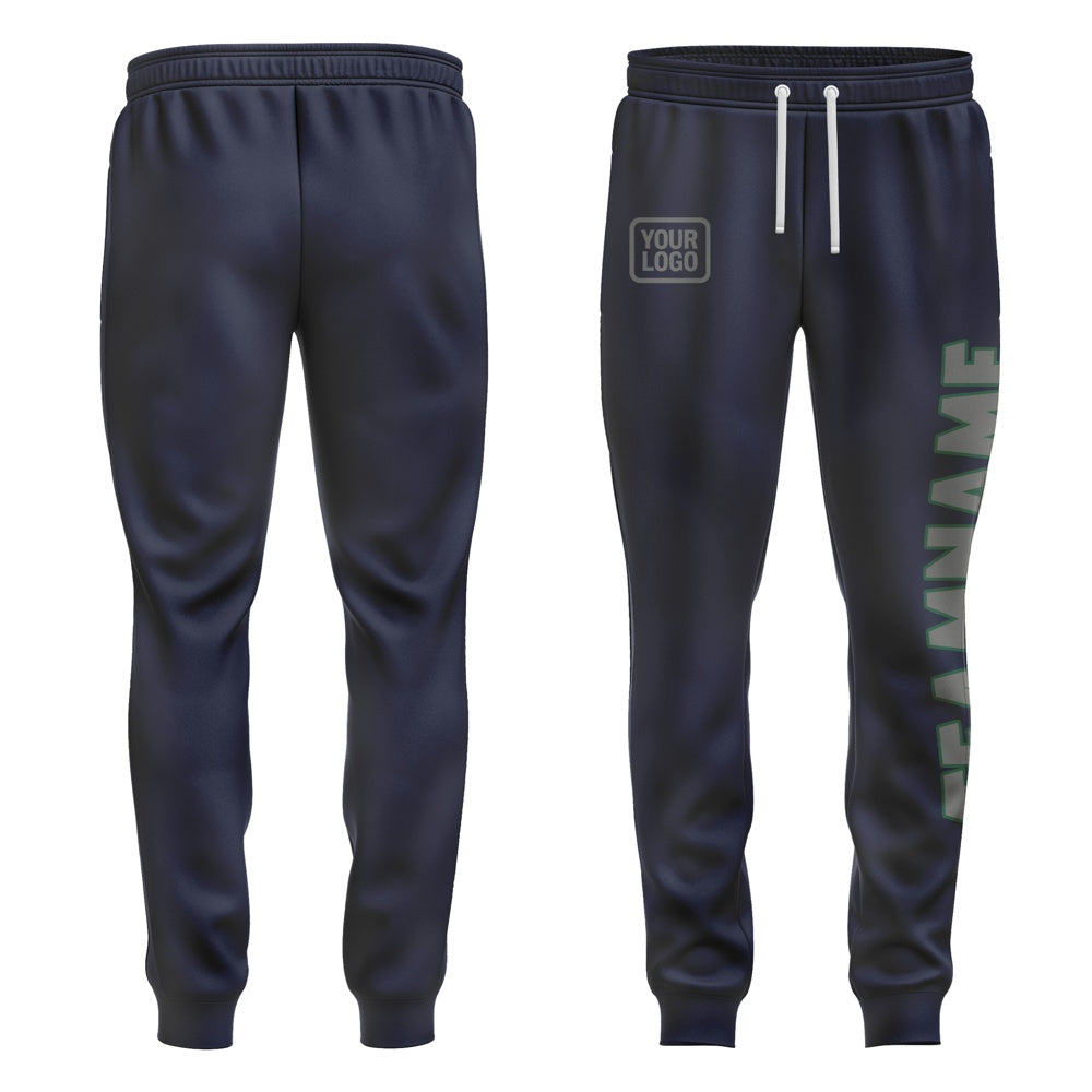 Custom Navy Dark Grey Pants