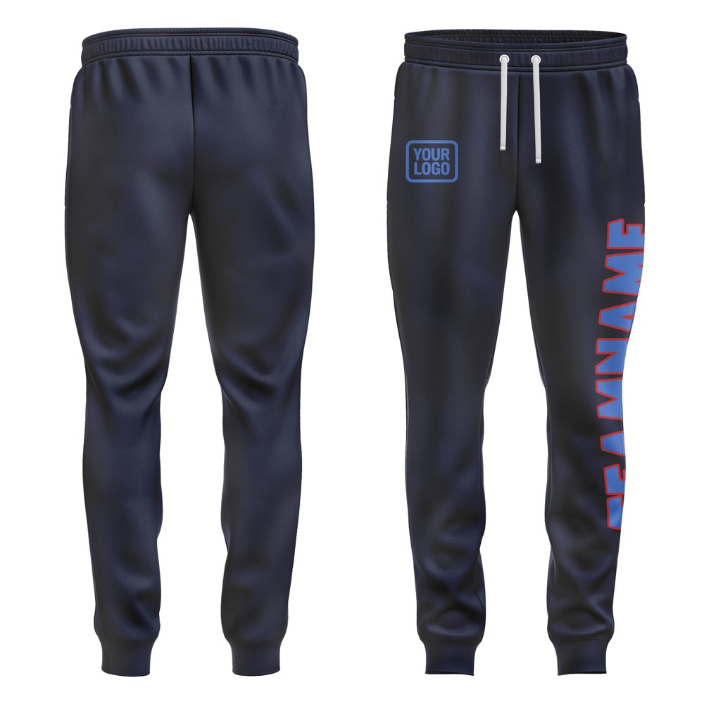 Custom Navy Sky Blue Pants