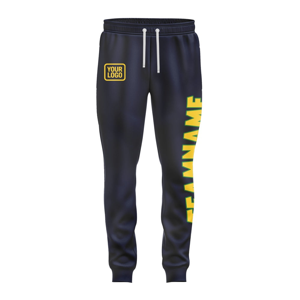 Custom Navy Gold Pants
