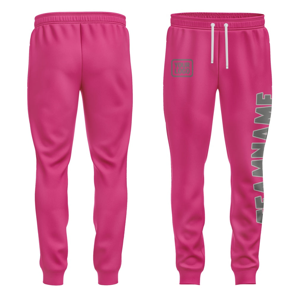 Custom Pink Dark Grey Pants