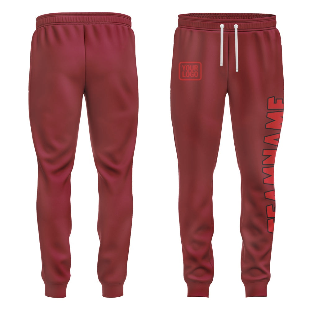 Custom Crimson Red Red Pants