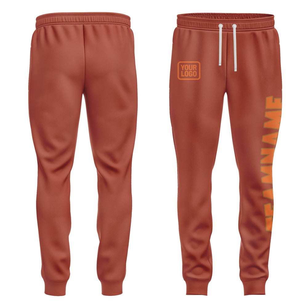 Custom Coral Red Orange Pants
