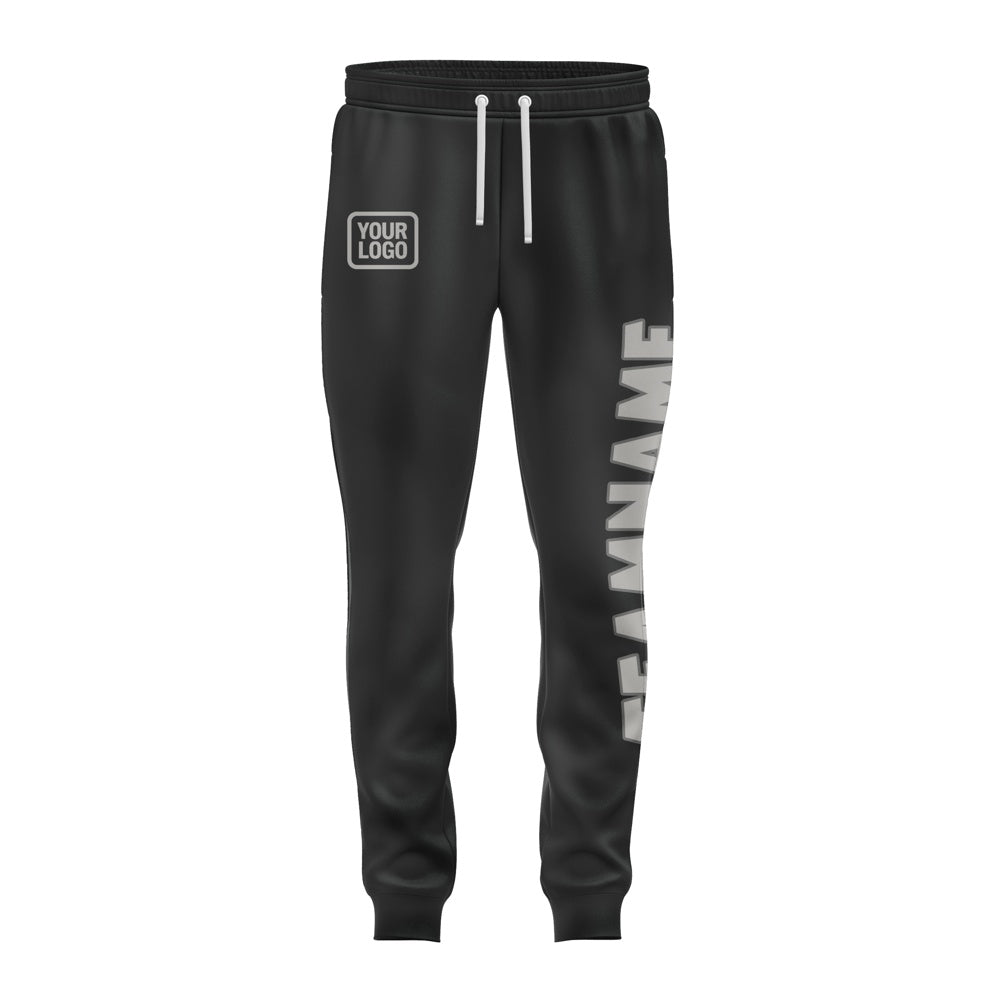 Custom Black Gray Pants