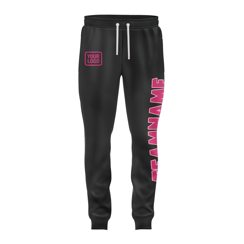 Custom Black Pink Pants