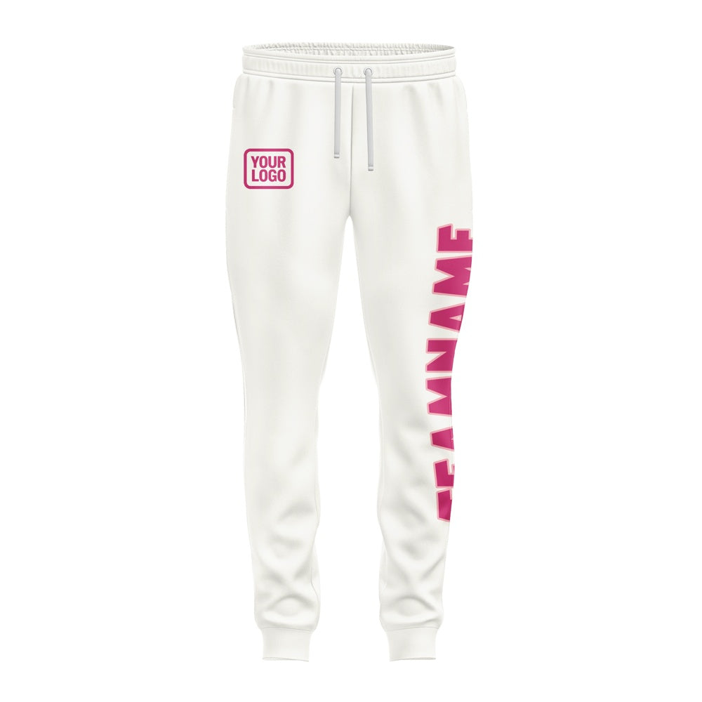 Custom White Pink Pants