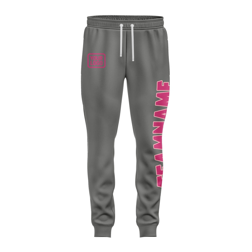 Custom Dark Grey Pink Pants
