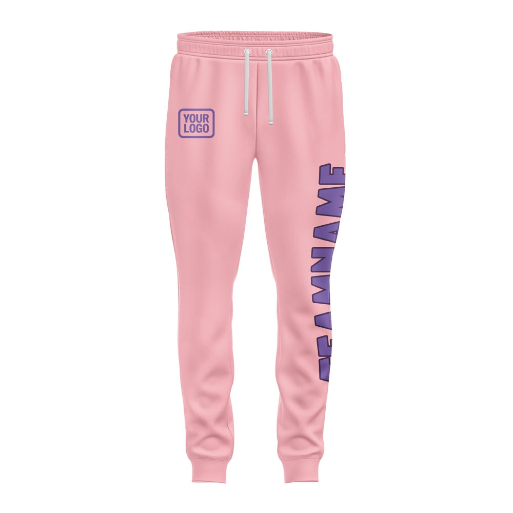 Custom Light Pink Light Purple Pants