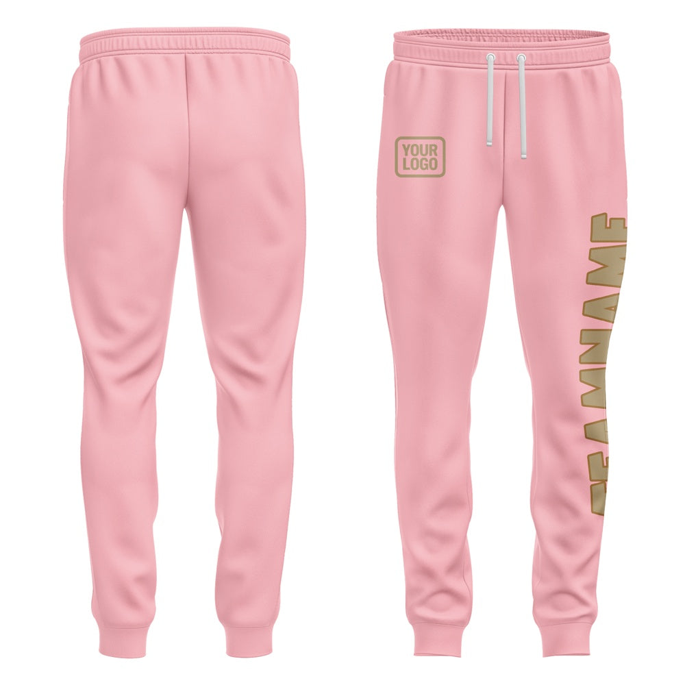 Custom Light Pink Light Khaki Pants