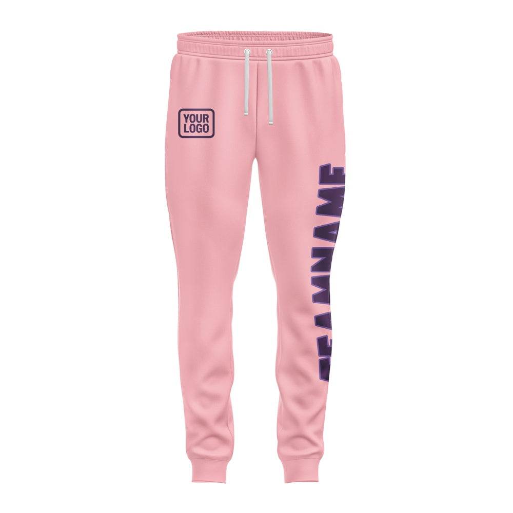 Custom Light Pink Purple Pants