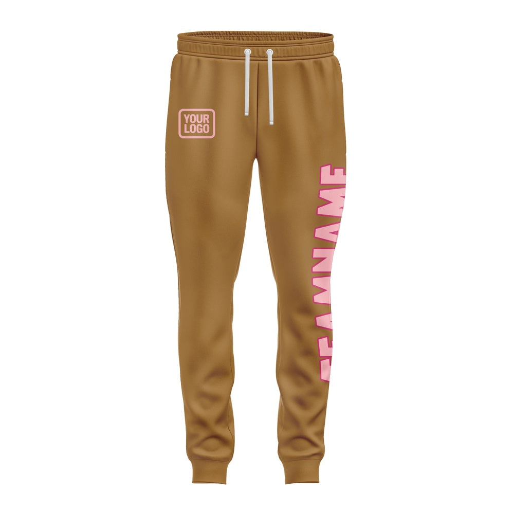 Custom Khaki Light Pink Pants