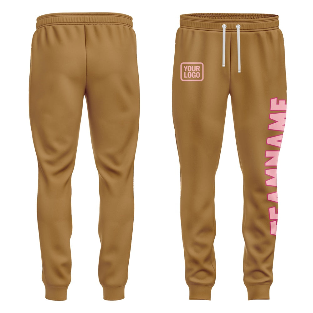 Custom Khaki Light Pink Pants