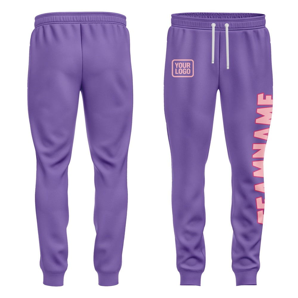 Custom Light Purple Light Pink Pants