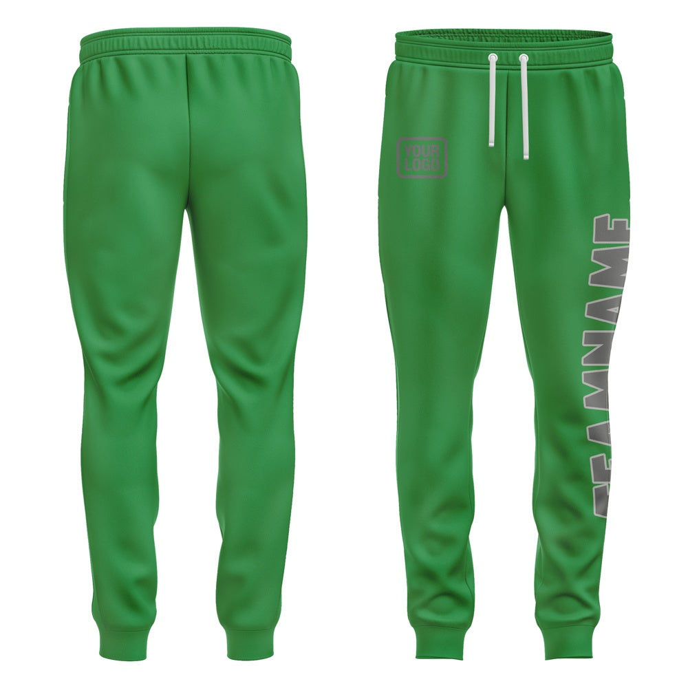 Custom Emerald Green Dark Grey Pants