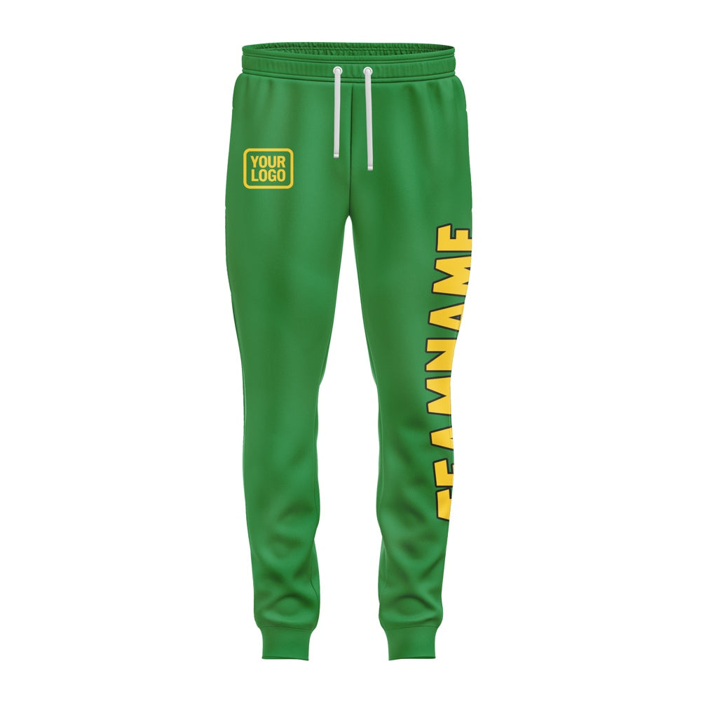 Custom Emerald Green Gold Pants