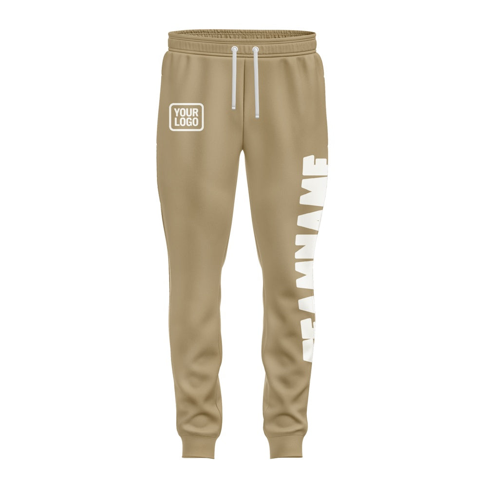 Custom Light Khaki White Pants