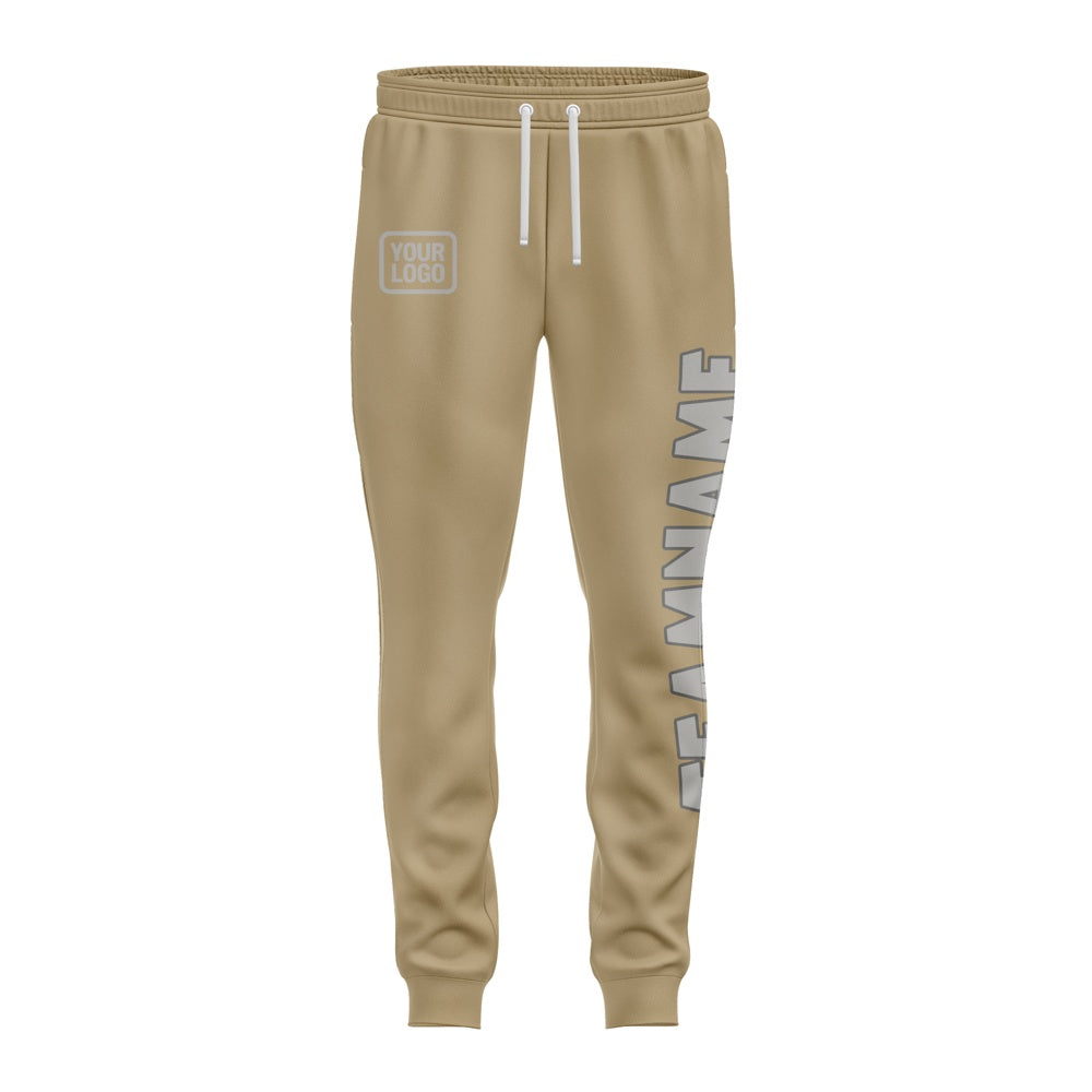 Custom Light Khaki Gray Pants