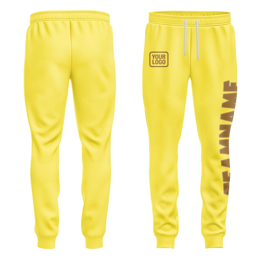 Custom Light Yellow Khaki Pants